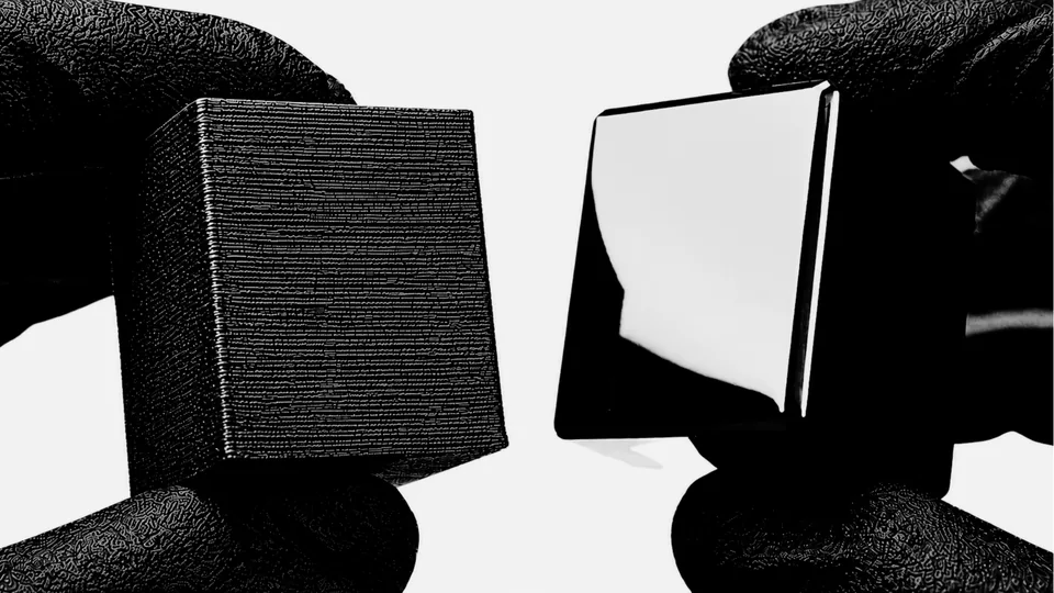Raw vs polished 3D print — the surface difference